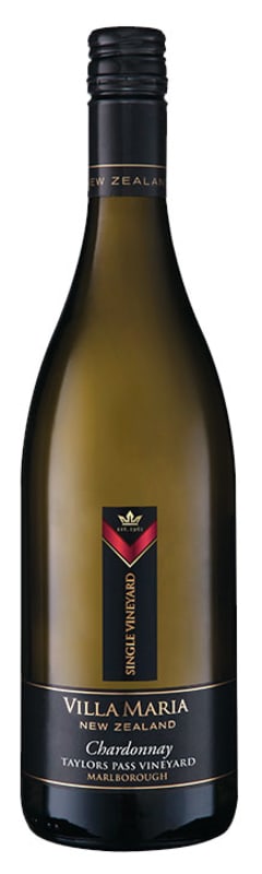 Villa Maria Taylors Pass Vineyard Chardonnay 2015 Front Bottle Shot