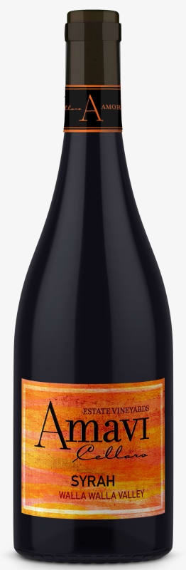 Amavi Syrah 2014 Front Bottle Shot