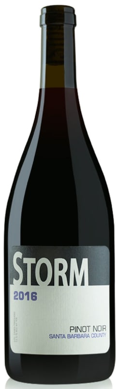 Storm Wines Santa Barbara County Pinot Noir 2016 Front Bottle Shot