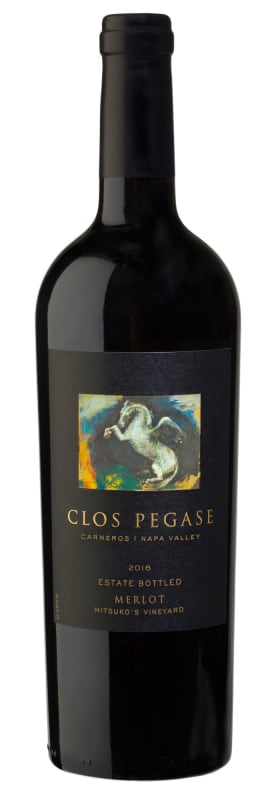 Clos Pegase Mitsuko's Vineyard Merlot 2016 Front Bottle Shot