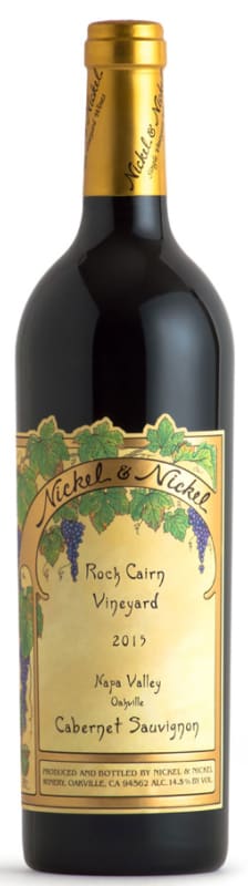 Nickel & Nickel Rock Cairn Vineyard Cabernet Sauvignon 2015 Front Bottle Shot