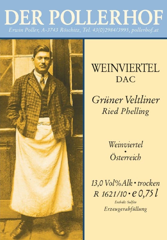 Weingut der Pollerhof Phelling Gruner Veltliner 2012 Front Label