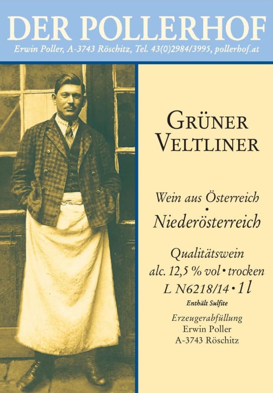 Weingut der Pollerhof Gruner Veltliner 2014 Front Label