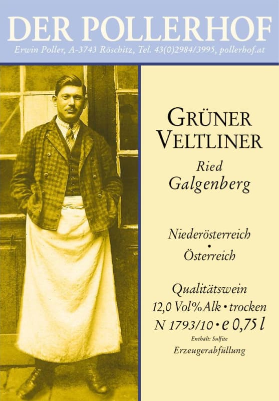 Weingut der Pollerhof Galgenberg Gruner Veltliner 2012 Front Label