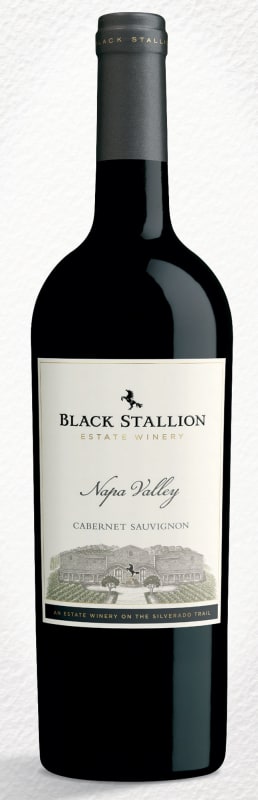 Black Stallion Winery Cabernet Sauvignon 2015 Front Bottle Shot