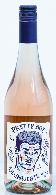 Delinquente Pretty Boy Nero d'Avola Rosato 2017 Front Bottle Shot