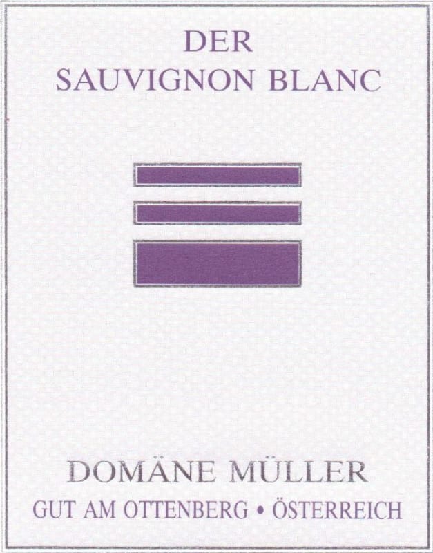 Weingut Domane Muller Gut am Ottenberg Der Sauvignon Blanc 2011 Front Label