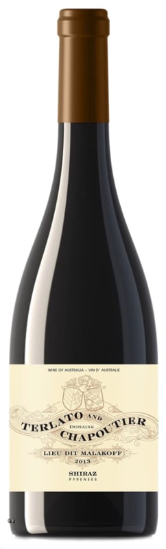 Domaine Terlato & Chapoutier lieu dit Malakoff Shiraz 2013 Front Bottle Shot