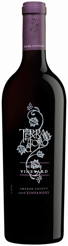 Terra d'Oro Home Vineyard Zinfandel 2016 Front Bottle Shot