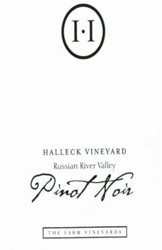 Halleck Vineyard The Farm Vineyards Pinot Noir 2007 Front Label