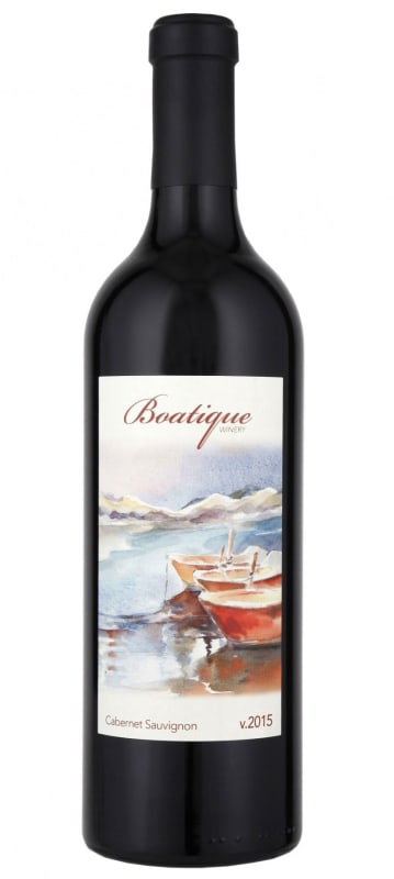 Boatique Cabernet Sauvignon 2015 Front Bottle Shot