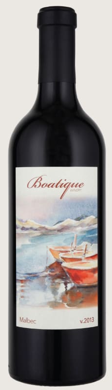 Boatique Malbec 2013 Front Bottle Shot