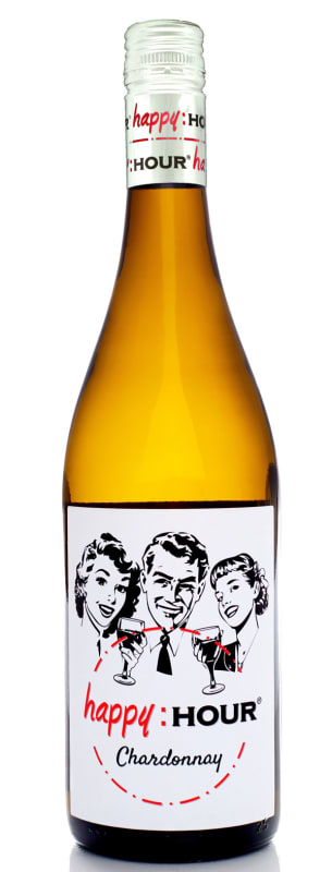 Happy Hour Chardonnay 2016 Front Bottle Shot