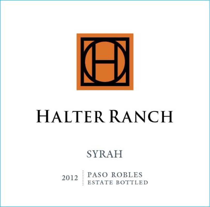 Halter Ranch Syrah 2012 Front Label