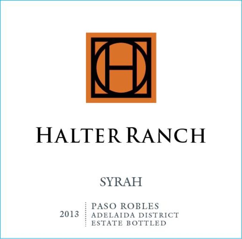 Halter Ranch Syrah 2013 Front Label