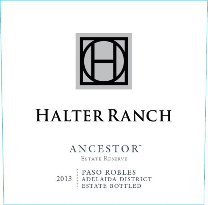 Halter Ranch Ancestor Estate Reserve 2013 Front Label