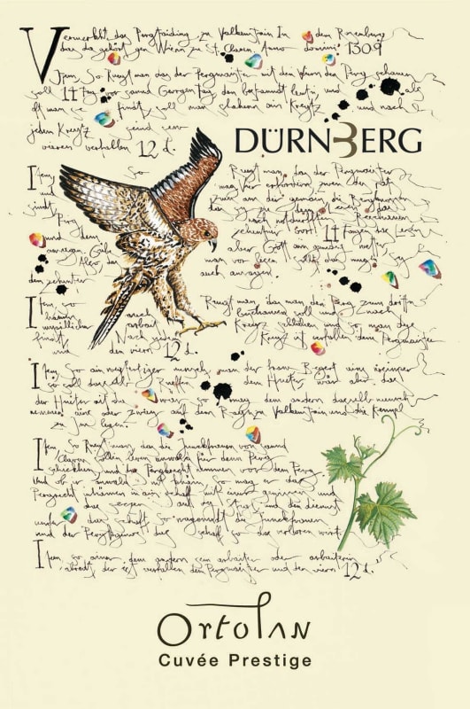 Weingut Durnberg Ortolan Cuvee Prestige 2012 Front Label