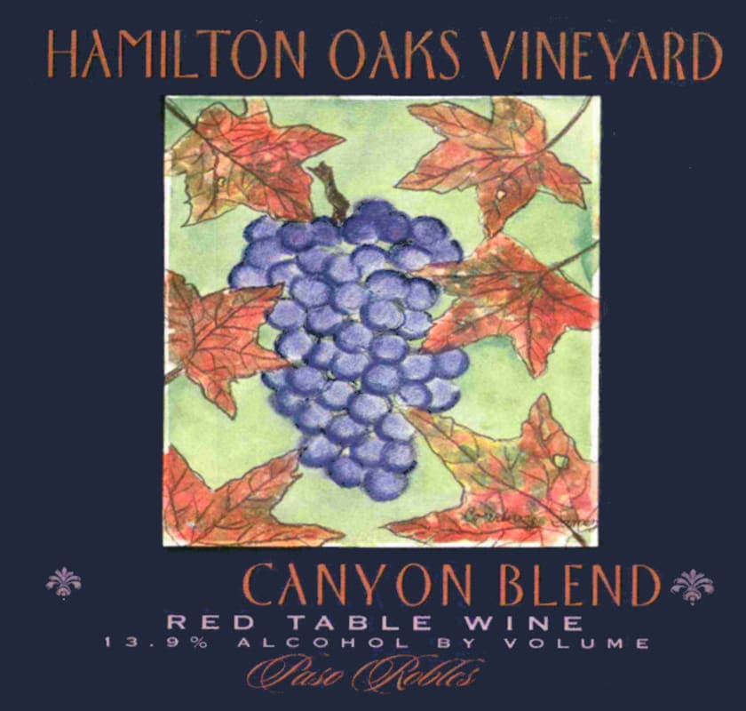 Hamilton Oaks San Juan Canyon Blend 2010 Front Label