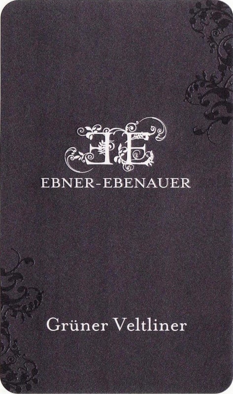 Weingut Ebner-Ebenauer Gruner Veltliner 2011 Front Label