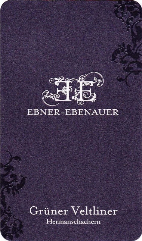Weingut Ebner-Ebenauer Hermanschachern Gruner Veltliner 2013 Front Label
