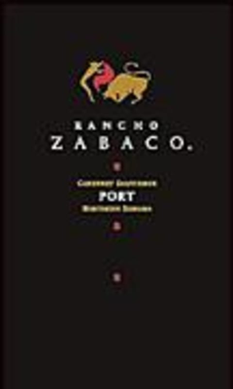 Rancho Zabaco Cabernet Port (half-bottle) 1997 Front Label