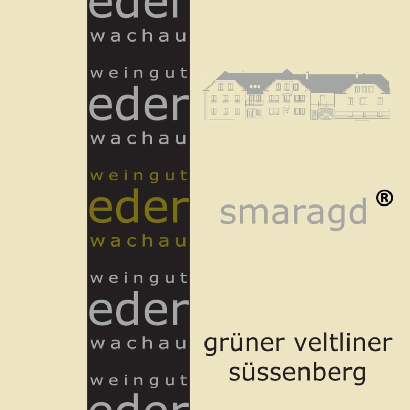 Weingut Eder Wachau Sussenberg Smaragd Gruner Veltliner 2013 Front Label