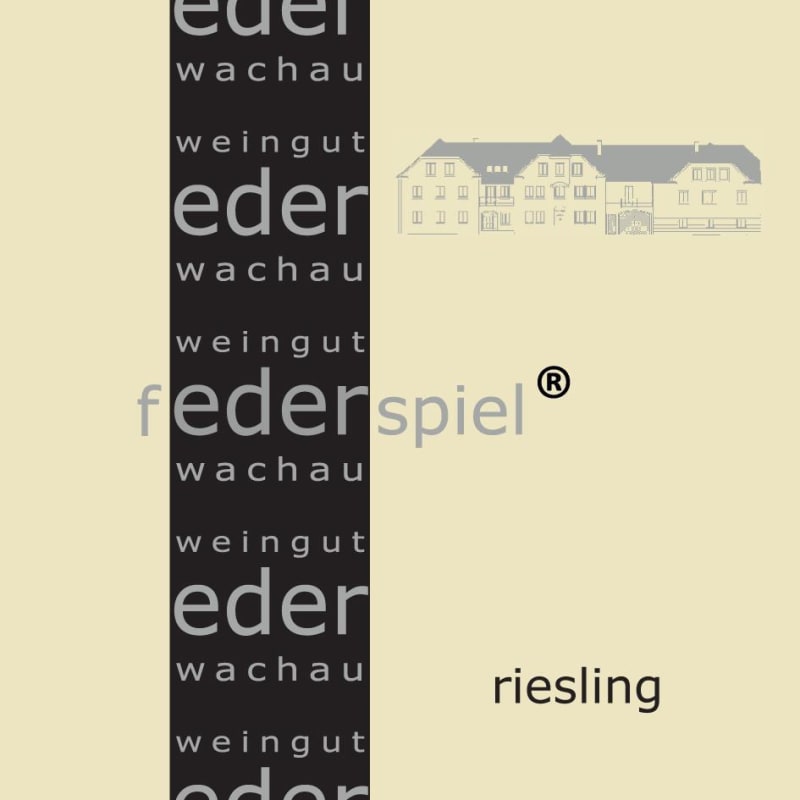 Weingut Eder Wachau Federspiel Riesling 2013 Front Label