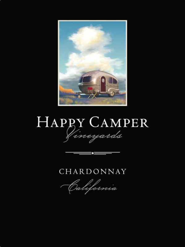 Happy Camper Chardonnay 2014 Front Label