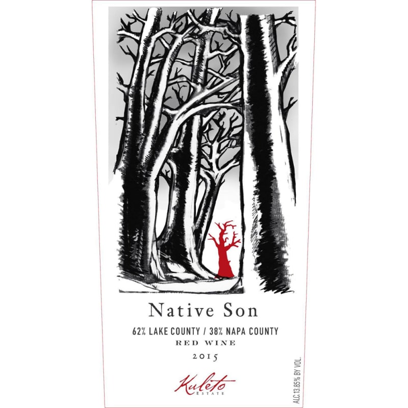 Kuleto Estate Native Son Red 2015 Front Label
