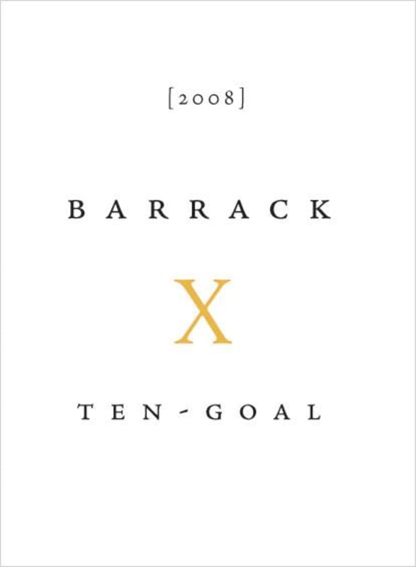 Happy Canyon Vineyards Barrack Ten Goal Cabernet Sauvignon 2008 Front Label