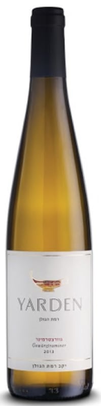 Yarden Gewurztraminer (OK Kosher) 2016 Front Bottle Shot