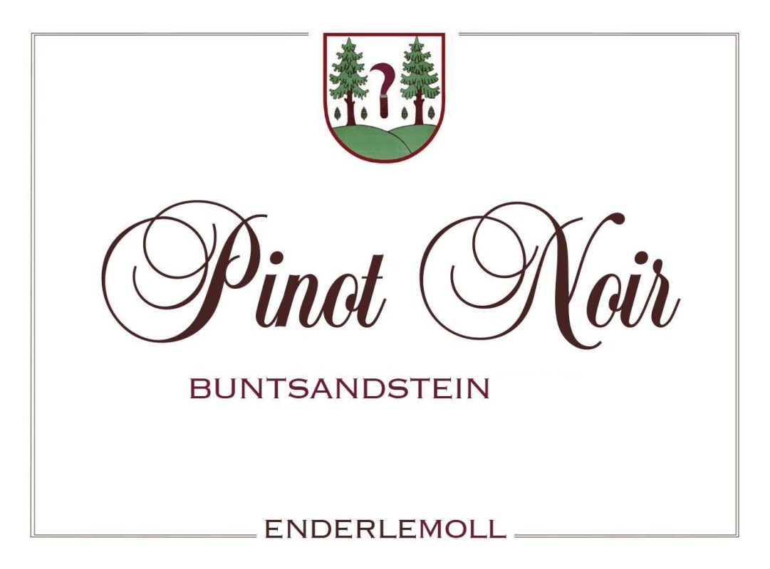 Weingut Enderle & Moll Buntsandstein Pinot Noir 2015 Front Label