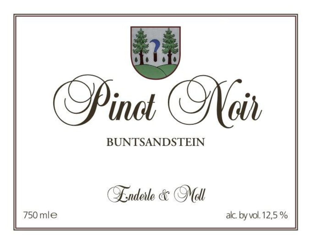 Weingut Enderle & Moll Buntsandstein Pinot Noir 2011 Front Label
