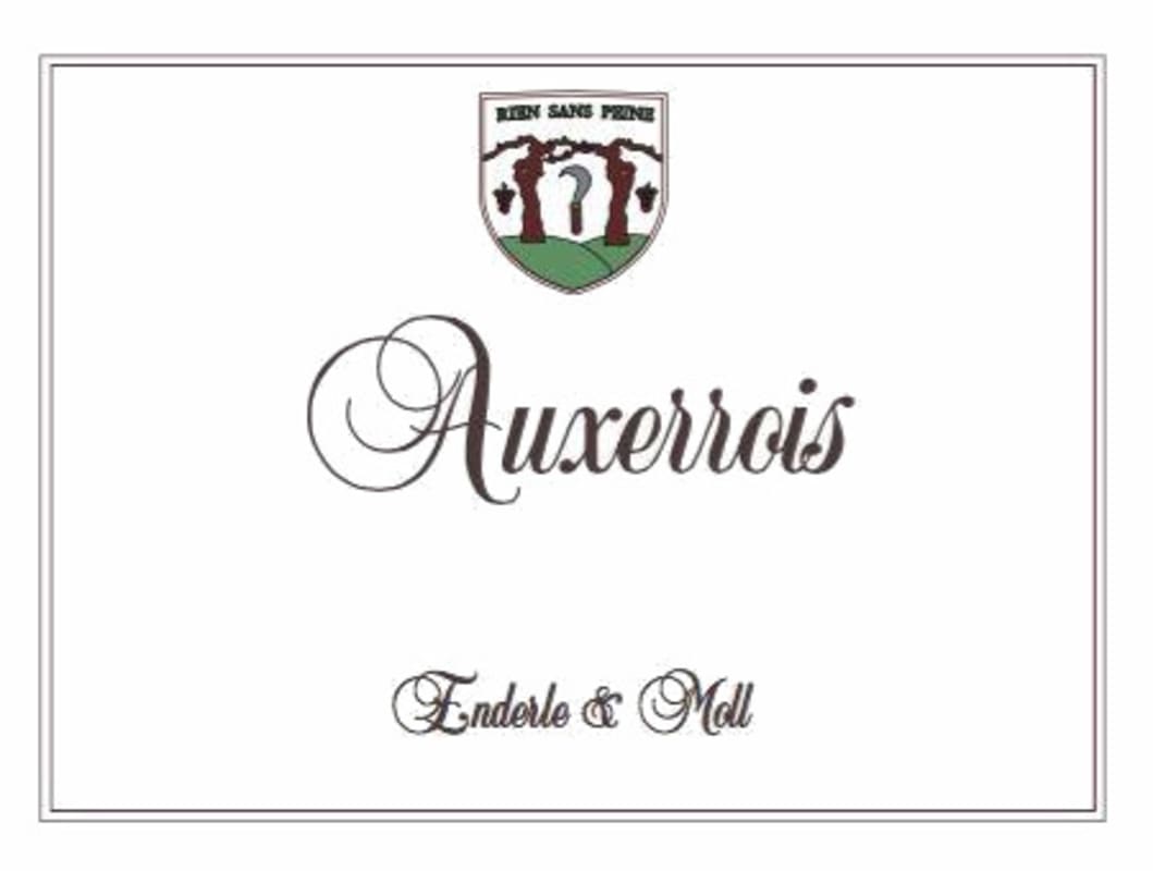 Weingut Enderle & Moll Auxerrois 2015 Front Label