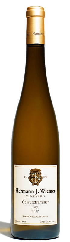 Hermann J. Wiemer Dry Gewurztraminer 2017 Front Bottle Shot