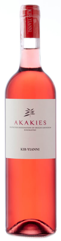 Kir-Yianni Akakies Rose 2017 Front Bottle Shot