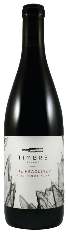 Timbre The Headliner Presqu'ile Vineyard Pinot Noir 2013 Front Bottle Shot