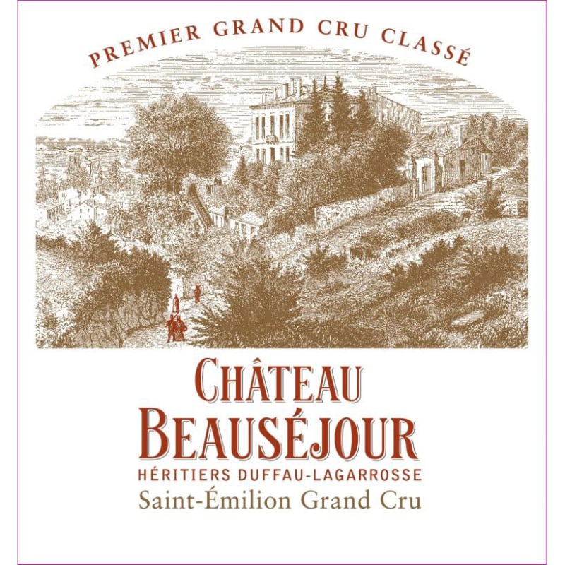 Chateau Beausejour Duffau-Lagarrosse 2017 Front Label