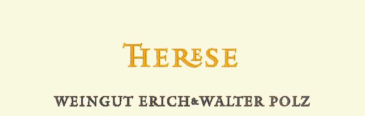 Weingut Erich & Walter Polz Therese Erste STK Lage Sauvignon Blanc 2015 Front Label