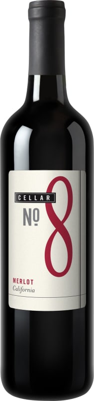 Cellar No. 8 Merlot 2015 Front Bottle Shot