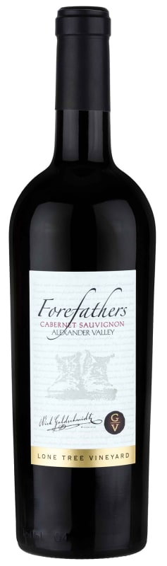 Goldschmidt Vineyard Forefathers Lone Tree Vineyard Cabernet Sauvignon 2015 Front Bottle Shot