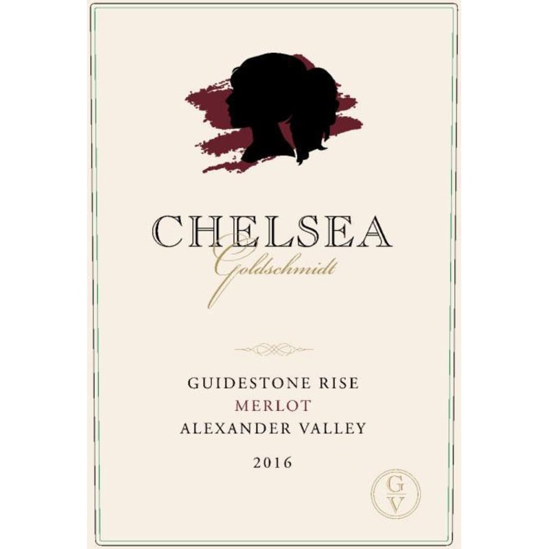 Goldschmidt Vineyard Chelsea Merlot 2016 Front Label