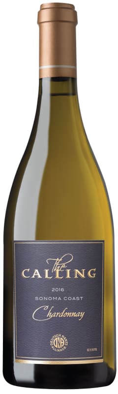 The Calling Sonoma Coast Chardonnay 2016 Front Bottle Shot
