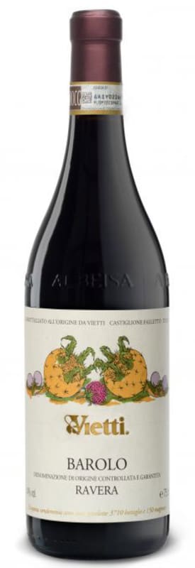 Vietti Barolo Ravera 2014 Front Bottle Shot