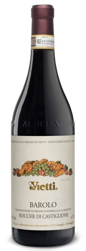 Vietti Barolo Rocche di Castiglione 2014 Front Bottle Shot