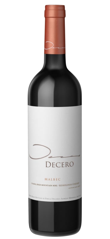 Finca Decero Remolinos Vineyard Malbec 2016 Front Bottle Shot