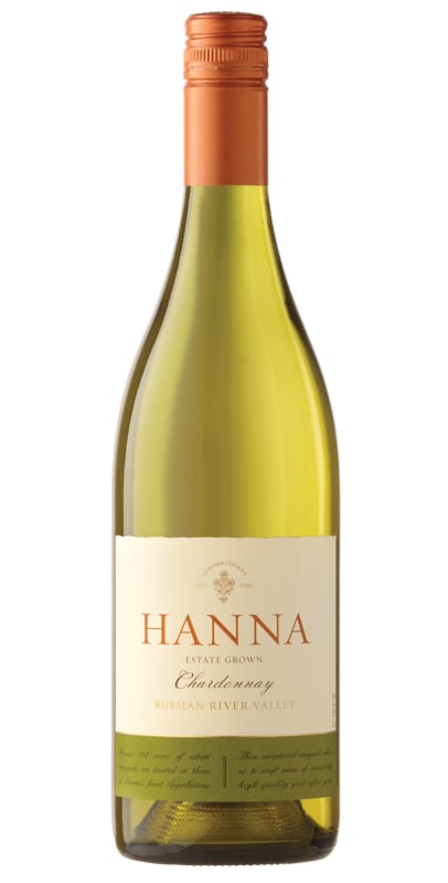 Hanna Chardonnay 2016 Front Bottle Shot