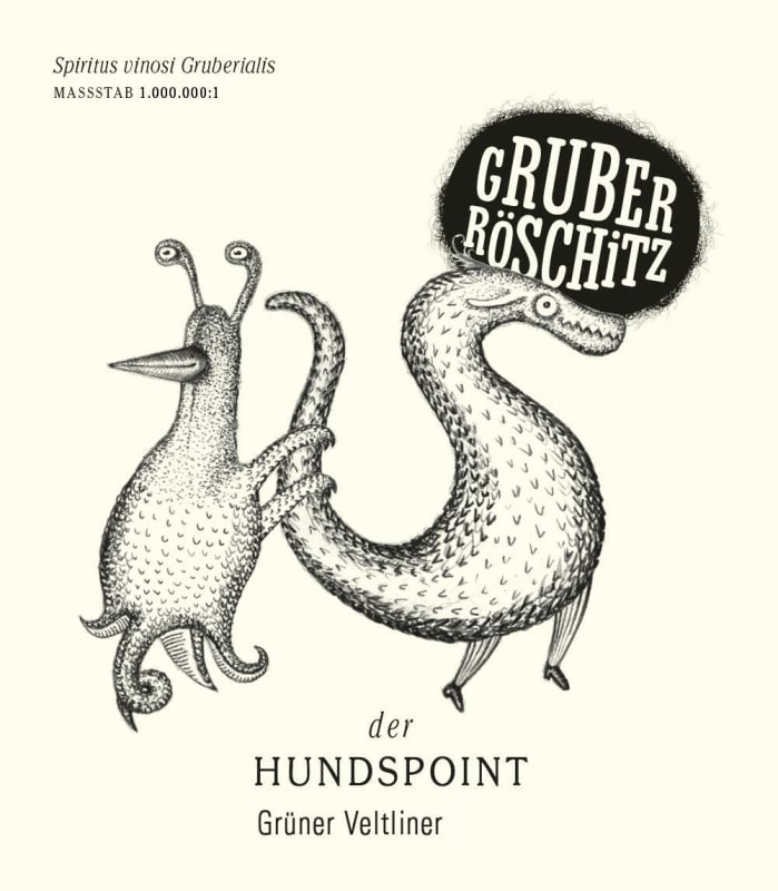 Weingut Ewald Gruber-Roschitz Hundspoint Gruner Veltliner 2014 Front Label