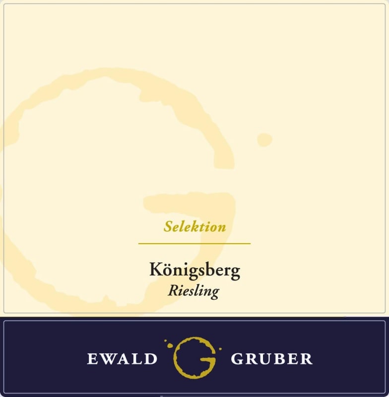 Weingut Ewald Gruber-Roschitz Selektion Konigsberg Riesling 2013 Front Label