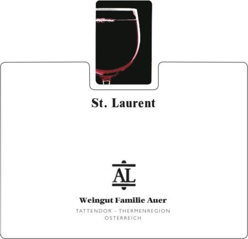 Weingut Familie Auer Thermenregion St. Laurent 2014 Front Label
